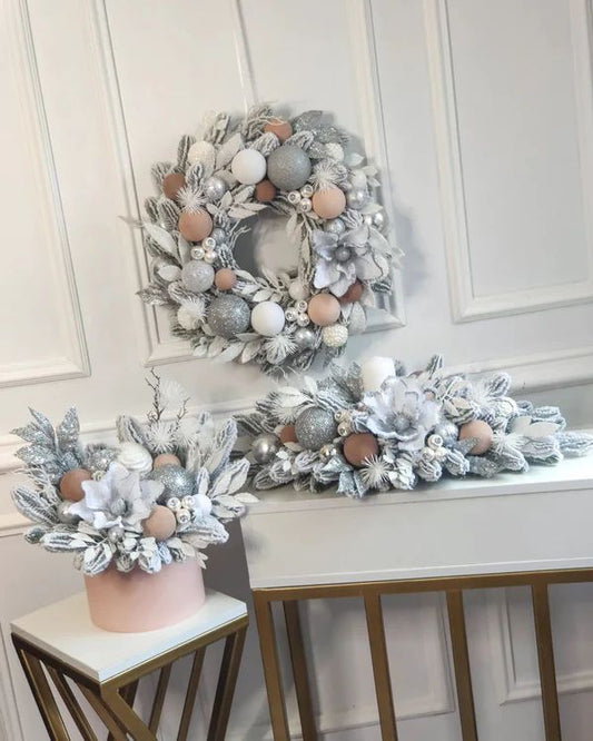 Kit Decorativo Natalino Luxuoso (3 Itens)