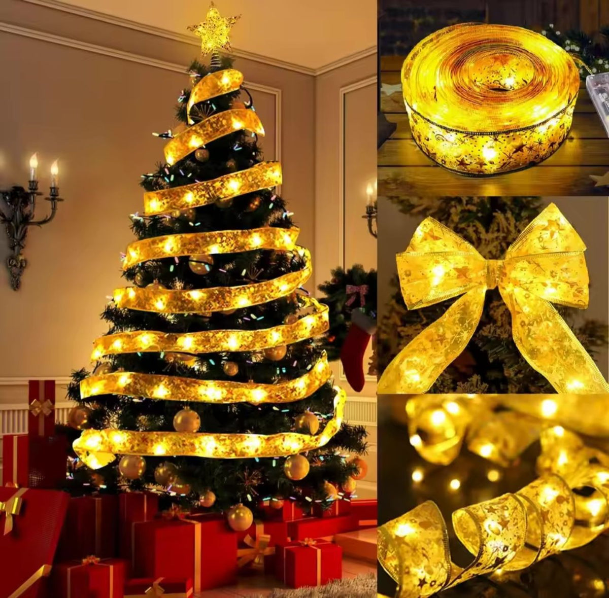 Fita de Led Decorativa Para Árvore de Natal - 5 Metros