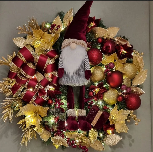Guirlanda Natalina Papai Noel - 60CM